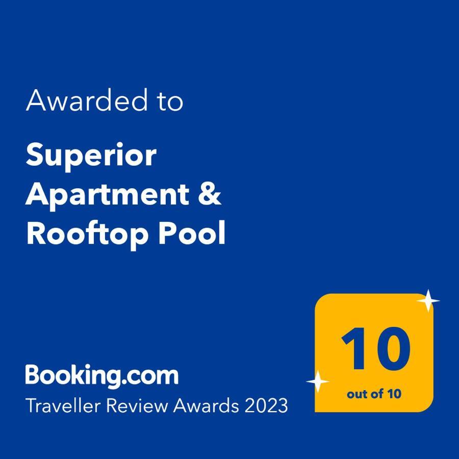 Superior Apartment & Rooftop Pool Відень Екстер'єр фото